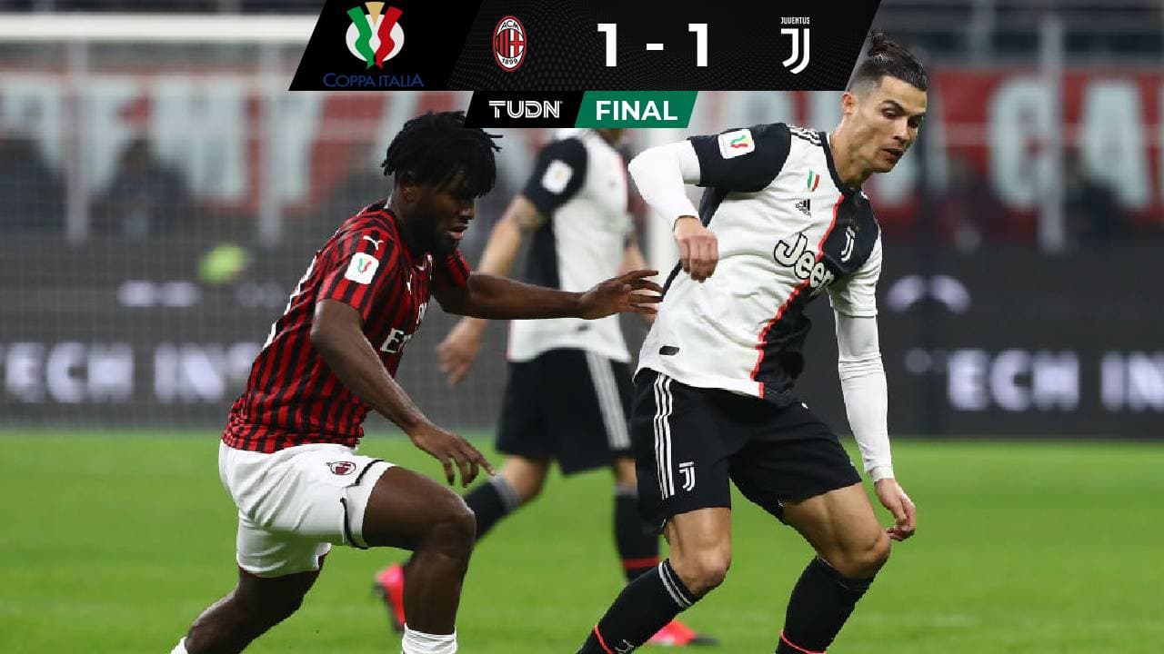 Cristiano le dio el empate a la Juventus contra el Milan