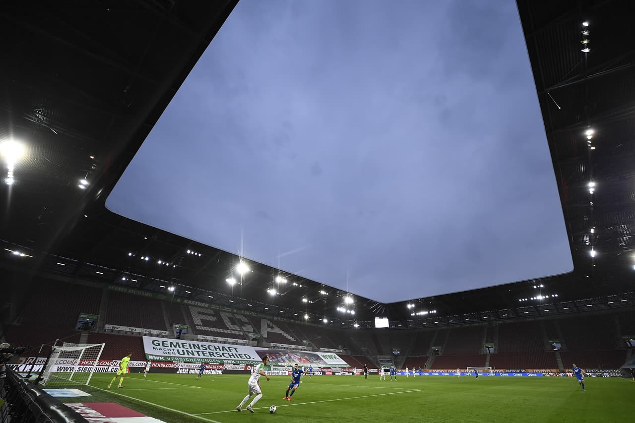 El WWK-Arena, estadio del Augsburg, equipo que está cerca de consumar su permanencia en la Bundesliga.