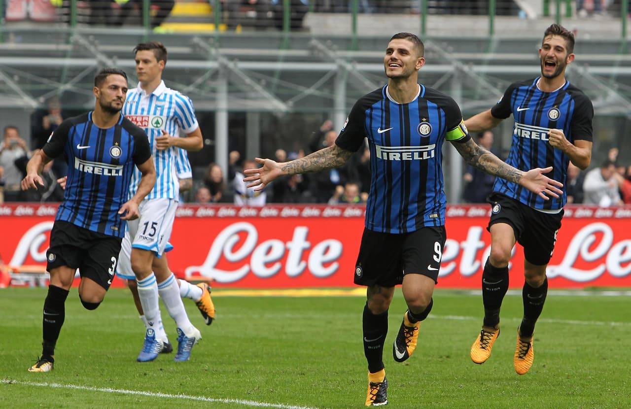 Icardi demuestra que es el gran líder del equipo que busca romper la hegemonía de Juventus en Italia.
