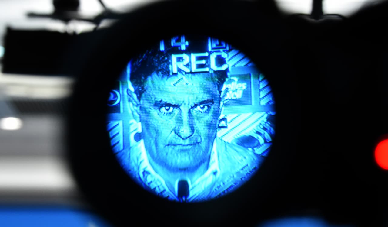 Michel en su época en el Olympique de Marsella.