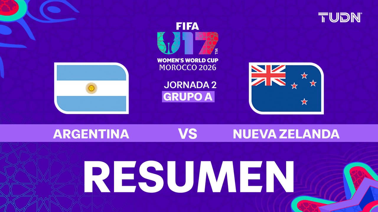 Resumen | Argentina vs. Nueva Zelanda, Mundial Sub-17 Femenil 2026