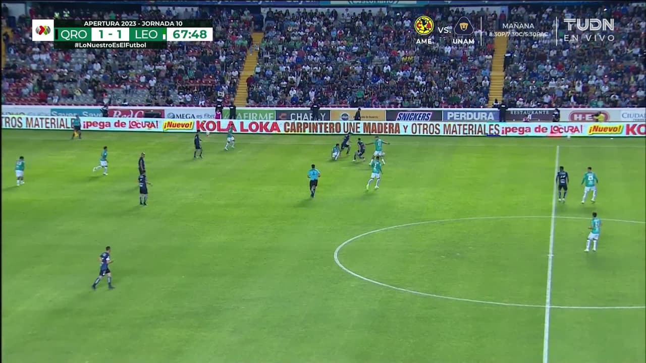 ¡TIRO ATAJADO! disparo por Kevin Escamilla.