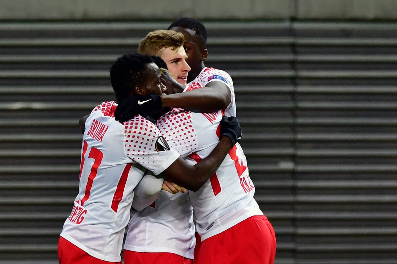 Timo Werner fue el autor del gol para los alemanes de Leipzig Red Bulls, que deberán defender su triunfo 1-0 contra Marsella en el juego de vuelta en cuartos de final de Europa League.