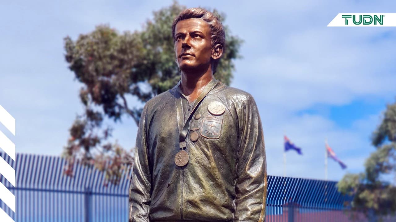 La estatua de Peter Norman, héroe australiano de México 1968