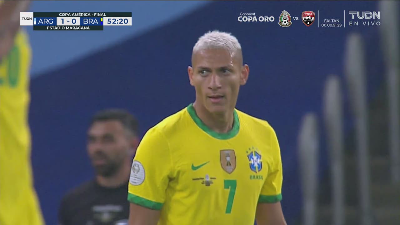 ¡Gol anulado! No sube al marcador la anotación de Richarlison