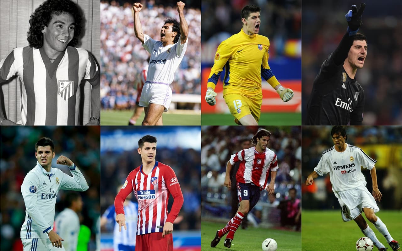 A horas de que comience el Derbi Madrileño, recordamos algunos de los jugadores emblemáticos que han vestido ambas camistas.