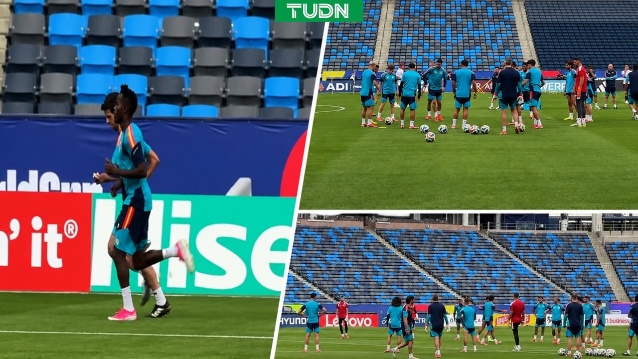 España entrena en Los Ángeles con la baja de Nico Williams