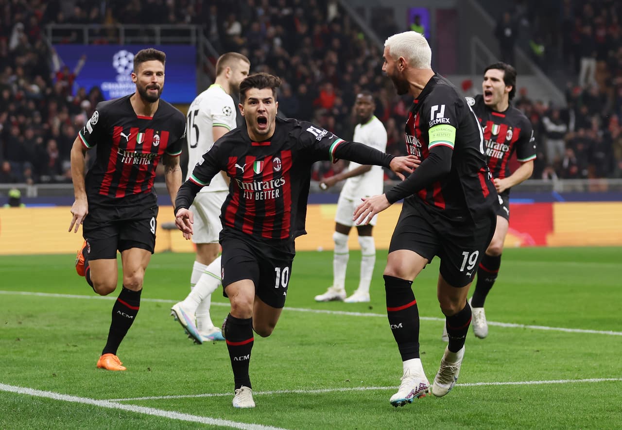 AC Milan se impuso en San Siro al Tottenham con gol de Brahim Díaz en partido de ida de los Octavos de Final de la UEFA Champions League.