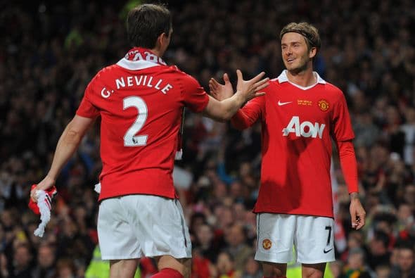 Tras una lluvia de aplausos, tuvo algunas palabras para su hermano Phil pero también para Becks.