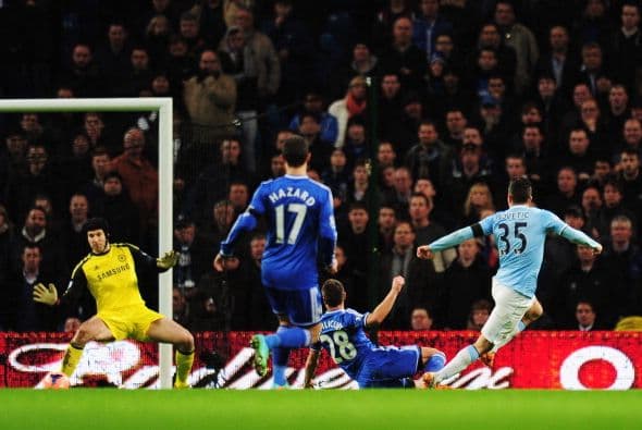 Hasta que llegó el primer gol del City en las piernas de Jotevic.