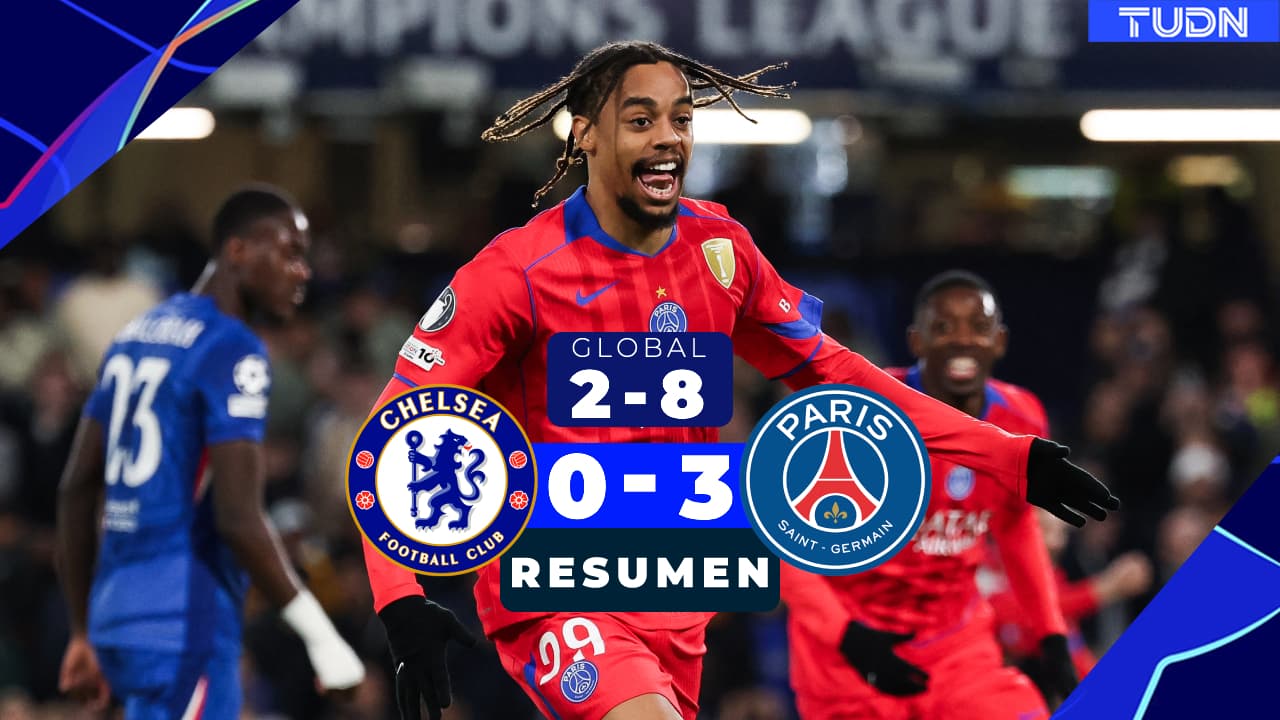 PSG golea al Chelsea y le propina la peor eliminación de su historia en Europa