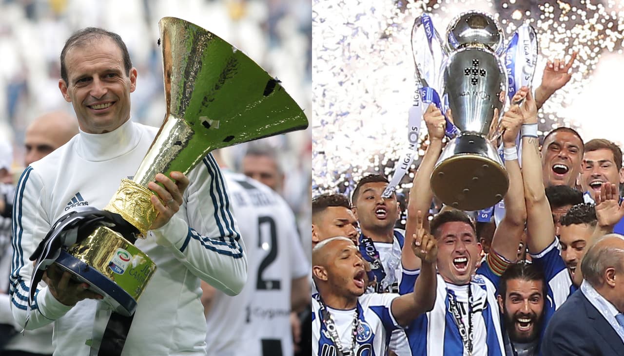 Las grandes ligas del fútbol de Europa se preparan para coronar a sus campeones, que reciben los trofeos como símbolo de su reinado. Estos son esos que engalanan las vitrinas.