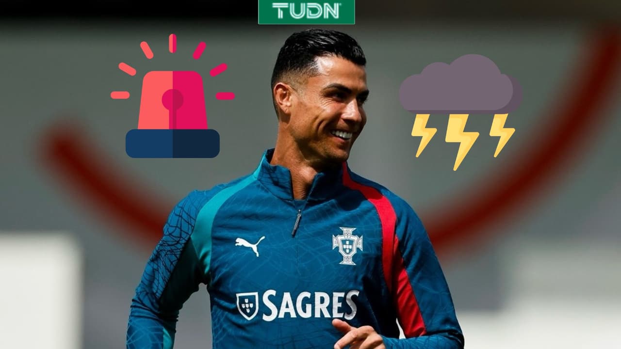 Portugal frena su entrenamiento por caos meteorológico a días de su debut