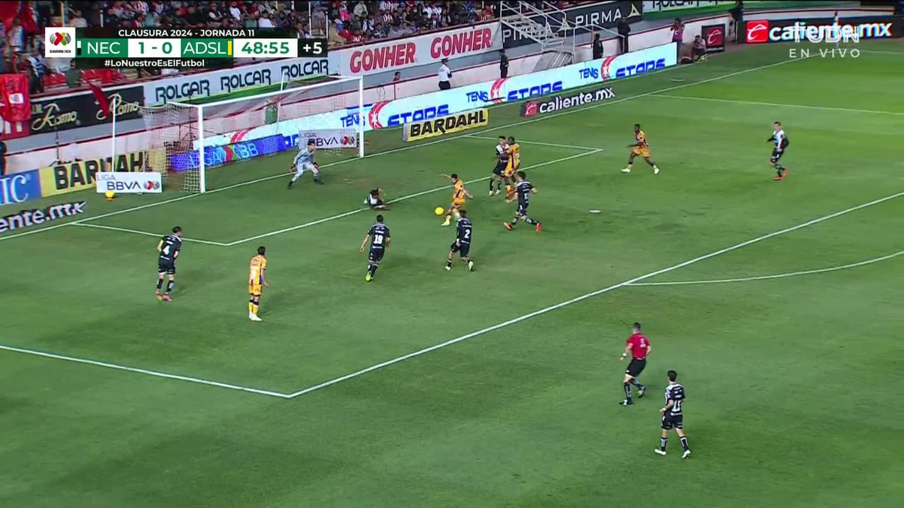 ¡GOOOL! Aldo Cruz anota para Atlético San Luis.