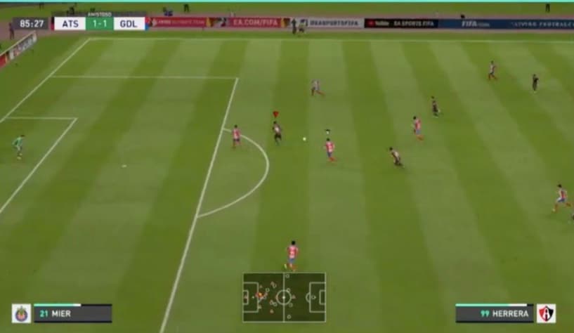 Fernando Beltrán se puso las ìlas en el segundo tiempo y consiguió el gol del empate para dividir los puntos.