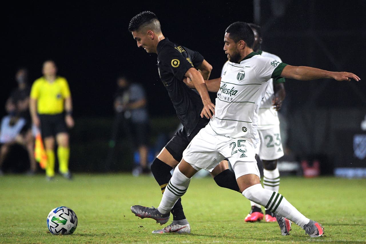 LAFC no logra aguantar la ventaja y termina empatan 2-2 con los Portland Timbers.
