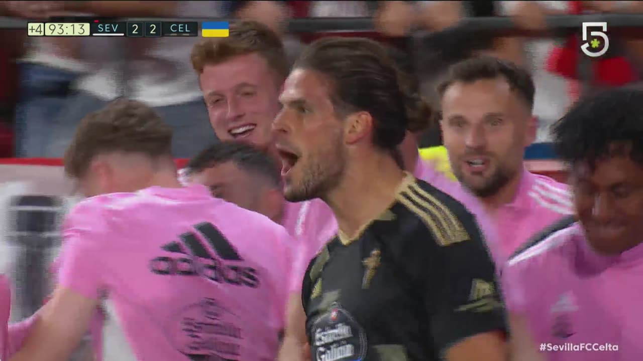 ¡La ‘Paciência’ todo lo alcanza! Gonçalo cabecea y anota el 2-2 del Celta