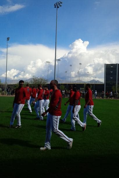 "Detrás" de los entrenamientos de primavera de la MLB, los atléticos jugadores de las grandes ligas muestran todo su talento... y mucho más que eso. Aparte de ejercitarse y compartir con sus seguidores, los beisbolistas lucieron sus atributos de espalda especialmente para las fans.