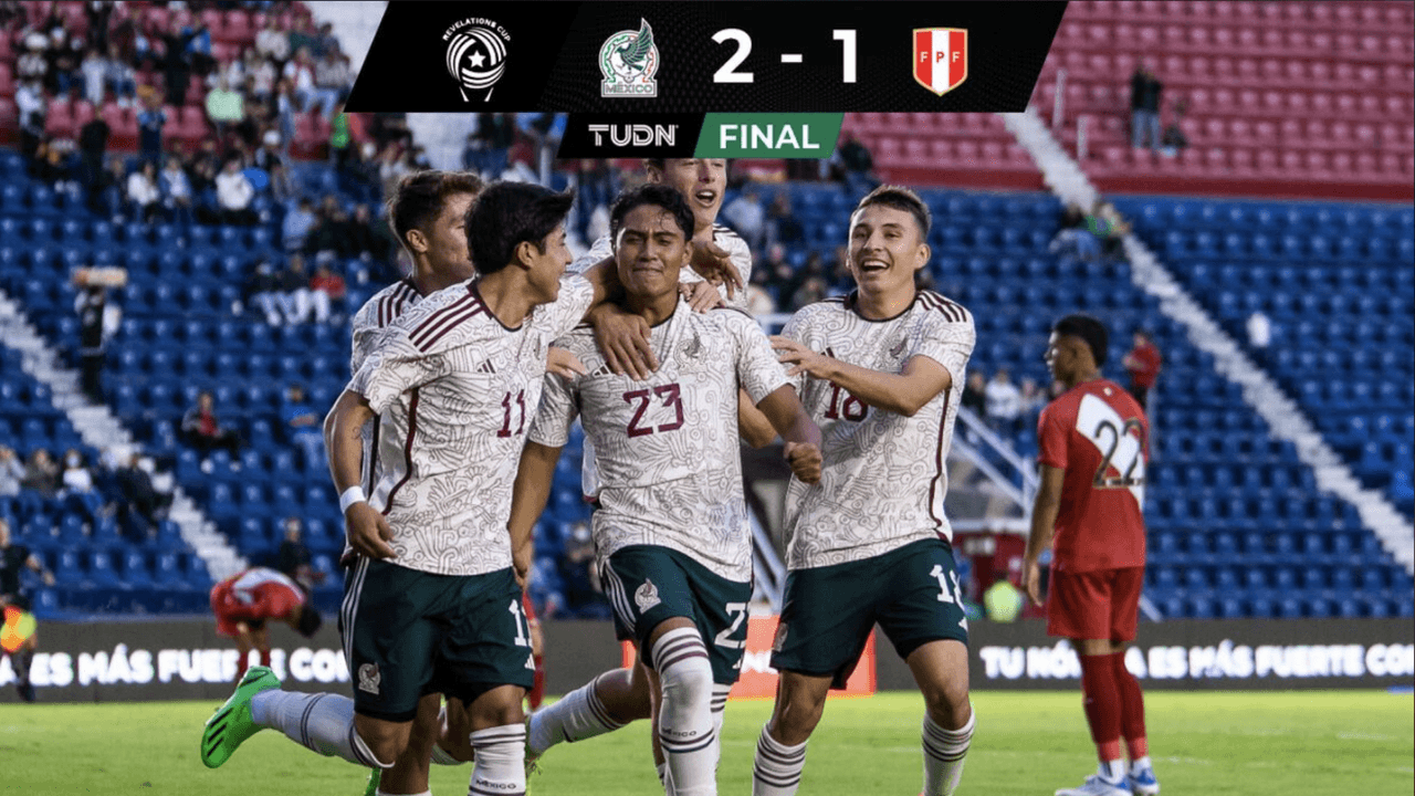 México sufre en serio pero derrota a Perú y es campeón de la Revelations Cup 2022