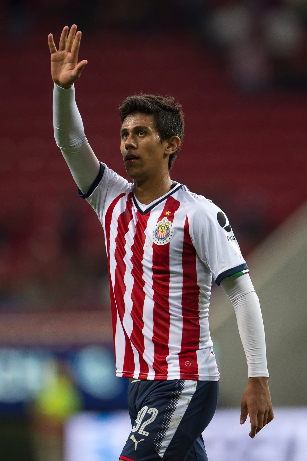 José Juan Macías fue el hombre del partido y al minuto 38 marcó un golazo con disparo cruzado desde el vértice del area.