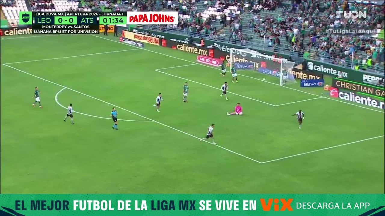 ¡El Atlas sorprende con gol de vestidor! Duk fusila el arco de la Fiera
