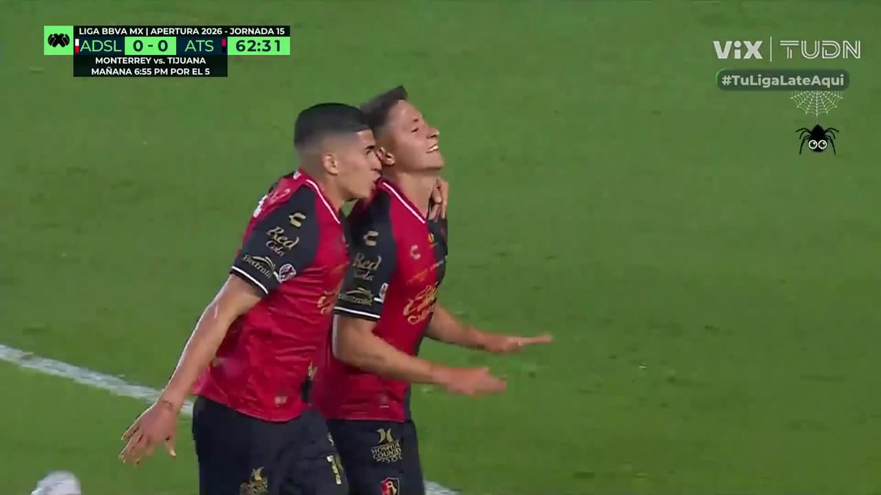 ¡Una auténtica locura! Monzón firma un golazo espectacular ante Atlas