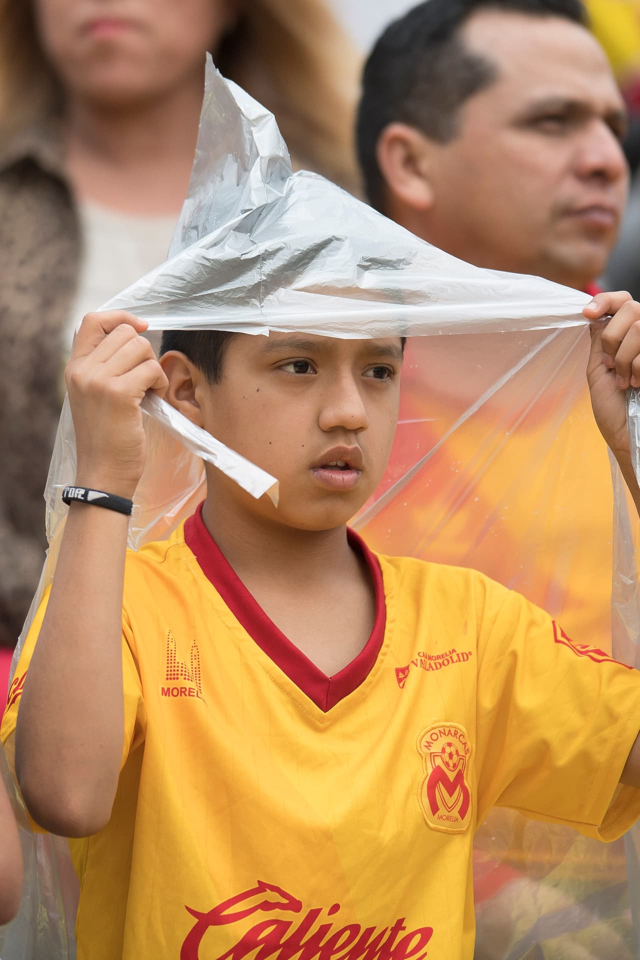 El clima no impidio que los asistentes disfrutaran del encuentro.