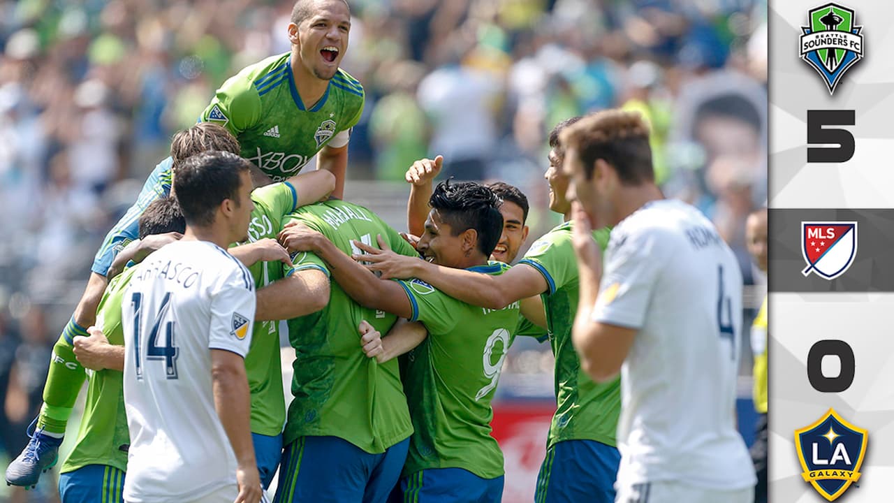 Seattle Sounders paseó a un LA Galaxy sin Jona, ni Gio ni Zlatan