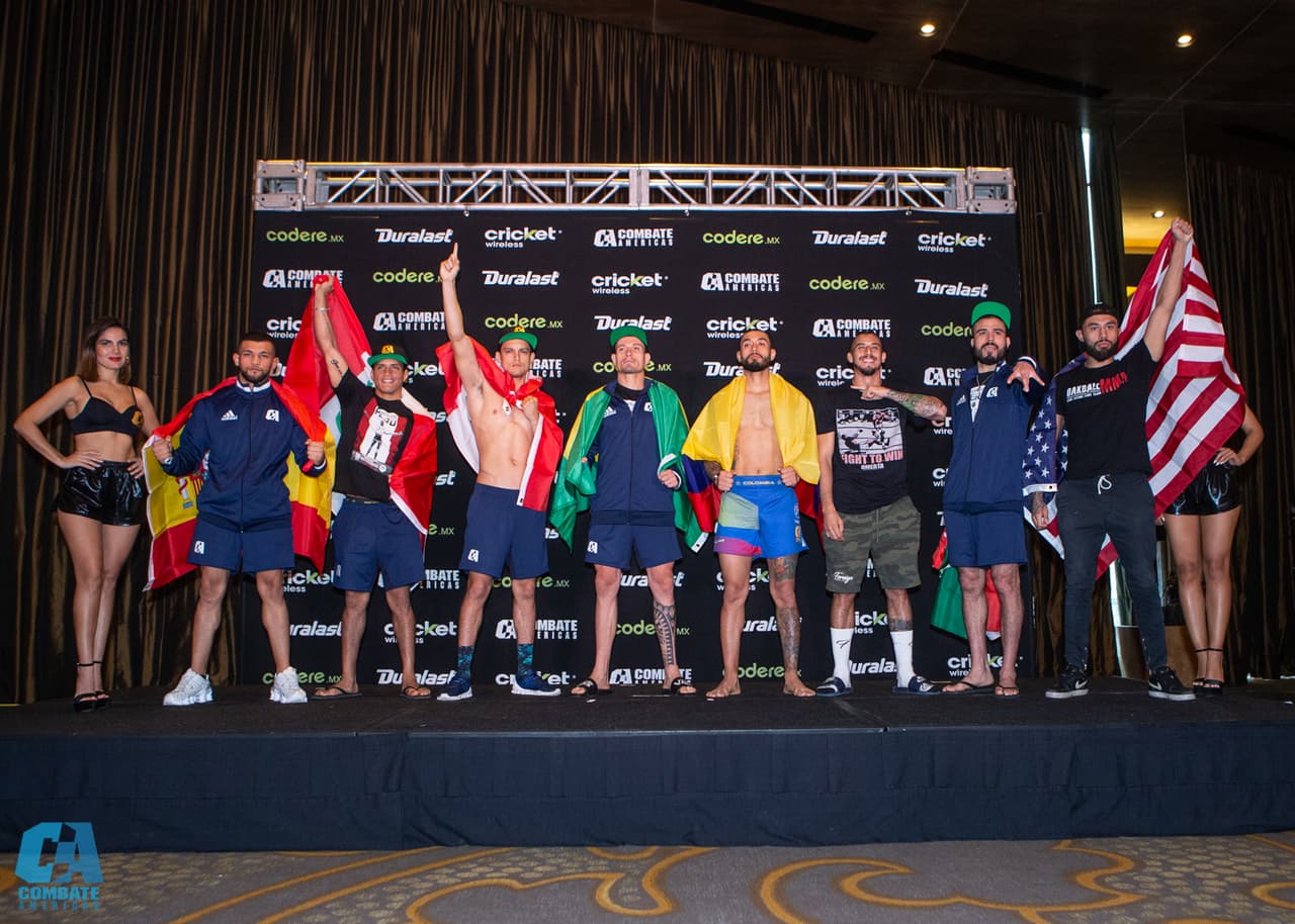 Los peleadores superaron la báscula de cara a Copa Combate 2019