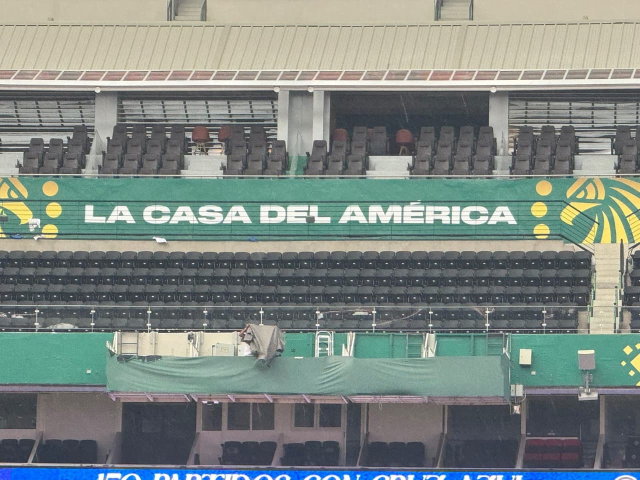 América y el mensaje en el Estadio Banorte.