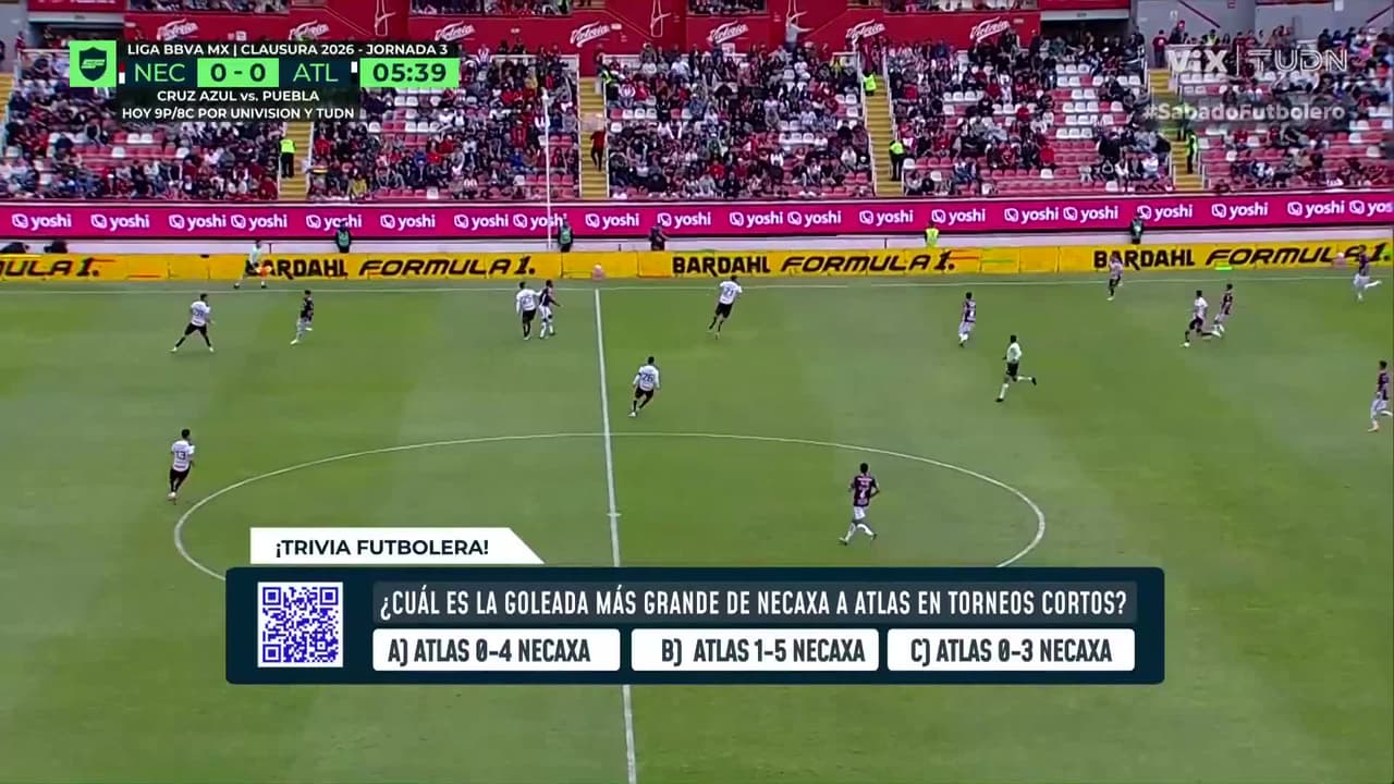 Necaxa vs. Atlas - Resumen del partido