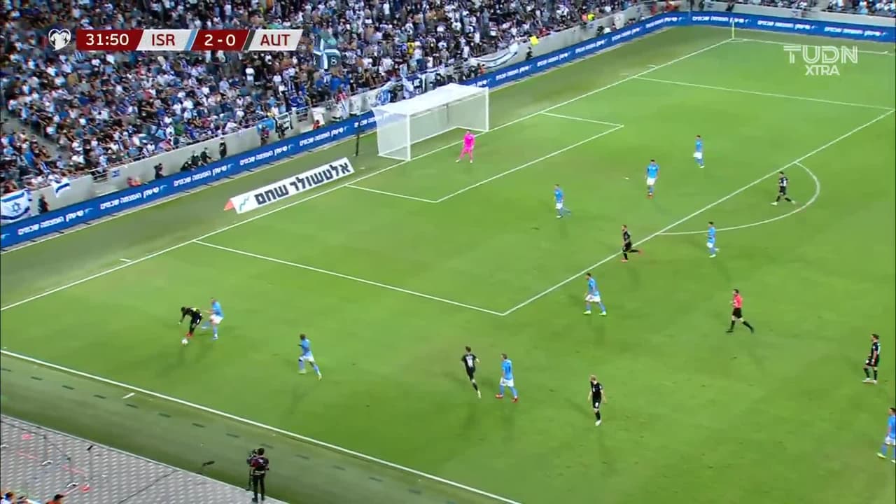 ¡Ya es goleada! Zahavi puso el 3-0 de Israel sobre Austria