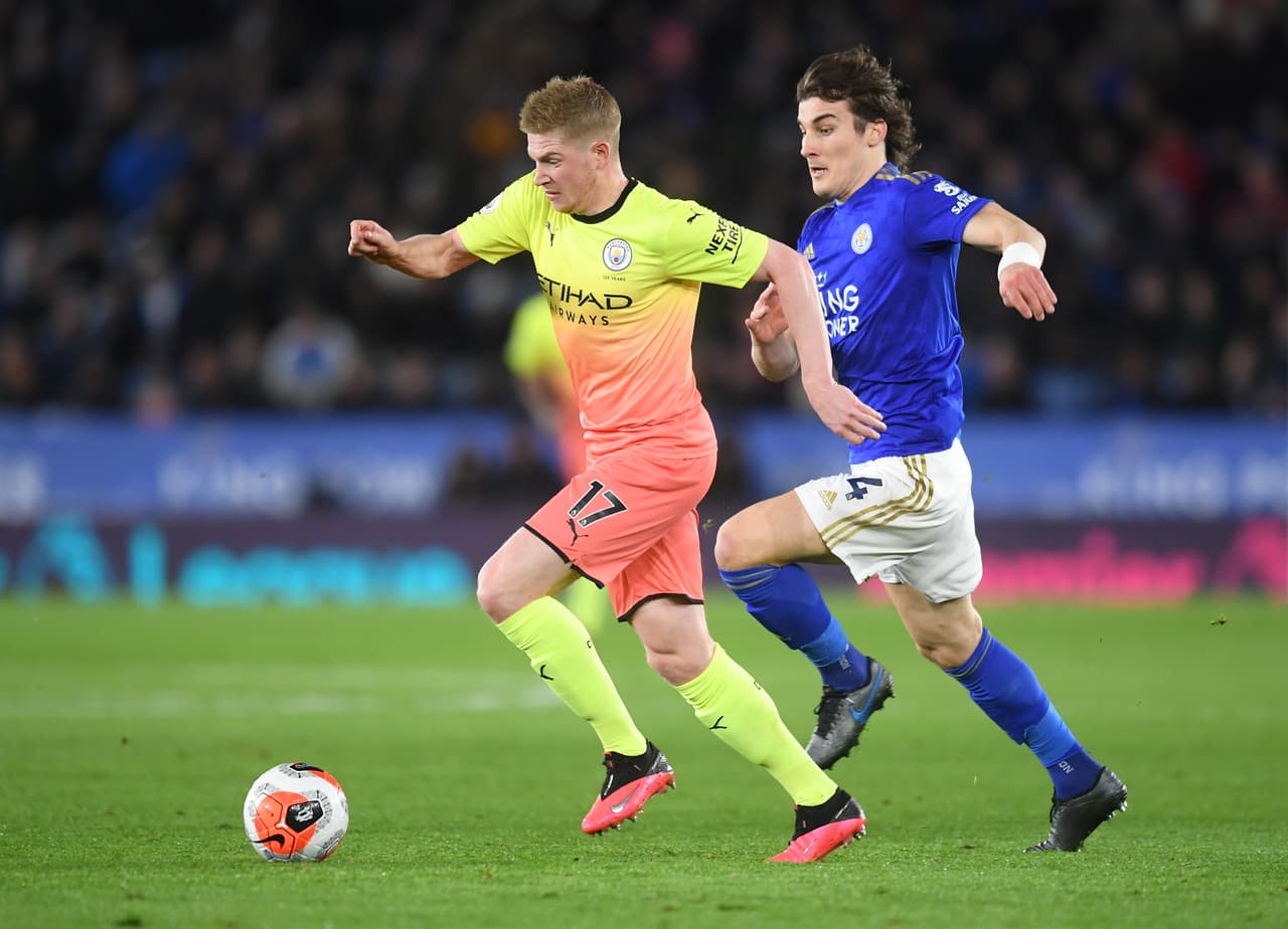 Manchester City apretó hacia el final de la primera mitad del juego.