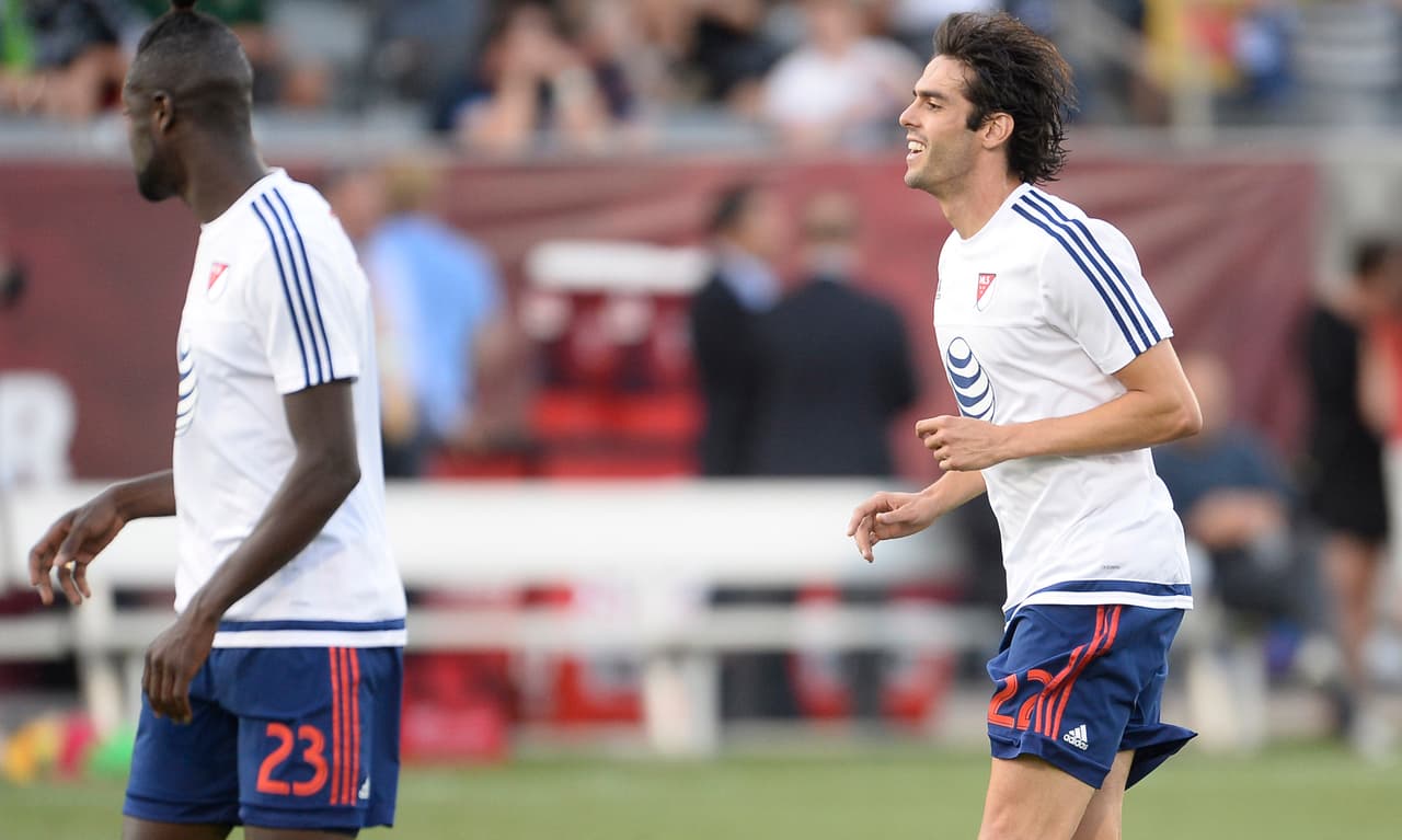 Kaká abrió el marcador para las Estrellas de la MLS al minuto 20 tras el cobro de un tiro penal.