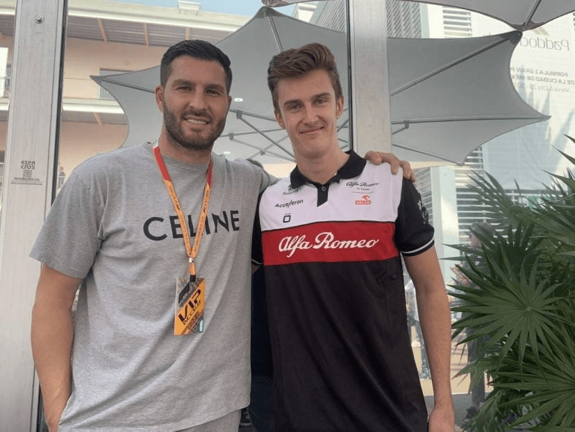 André-Pierre Gignac, presente en el Gran Premio de México