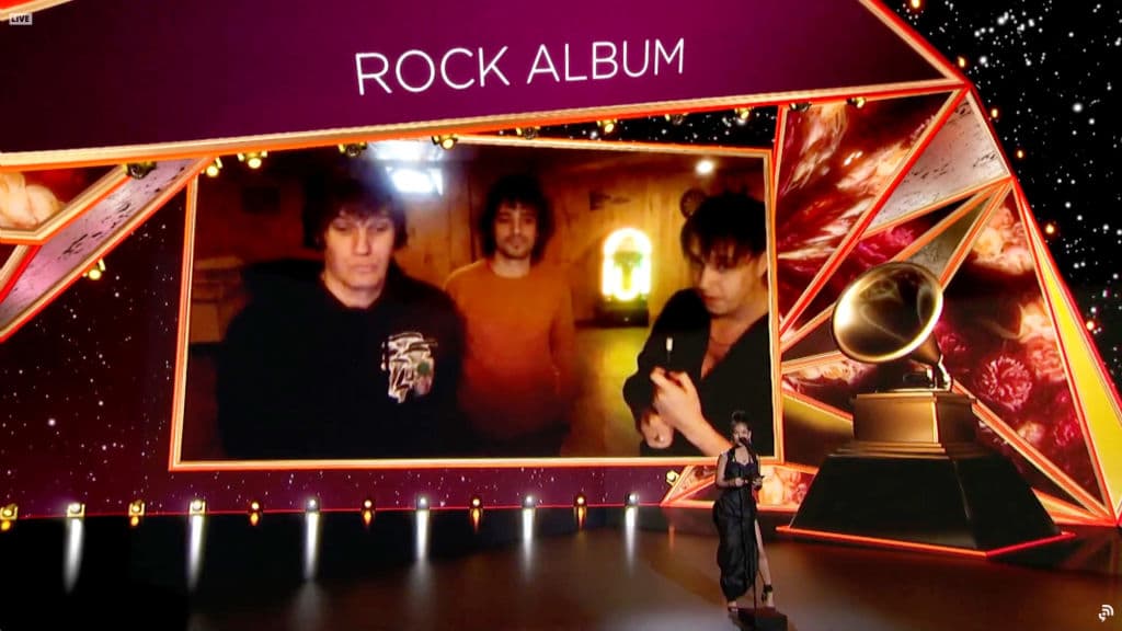 Los Strokes ganaron su primer Grammy como Mejor Álbum de Rock ‘The New Abnormal’.