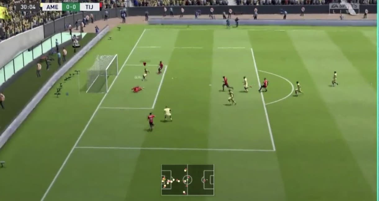 Santiago Cáseres cae en su debut de la eLiga MX frente a Miguel Barbieri, el americanista no encntó su juego y cayó 3-1 frente al xolaje.