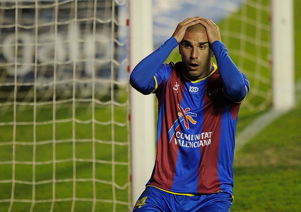 Carlos Aranda con el Levante en 2012.