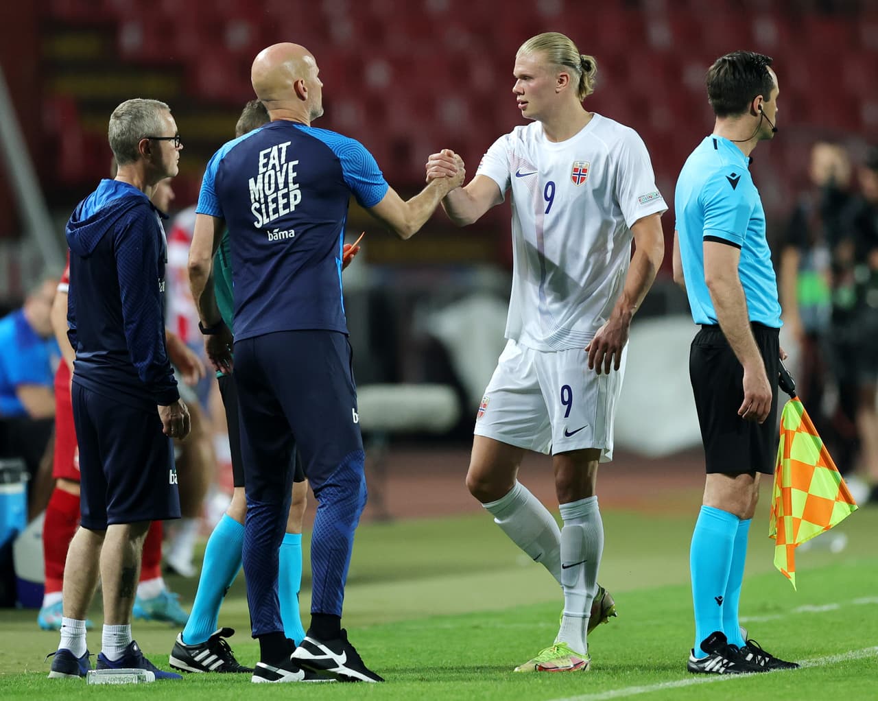 La Selección de Noruega derrotó a Serbia con una anotación slitaria de Erling Haaland.