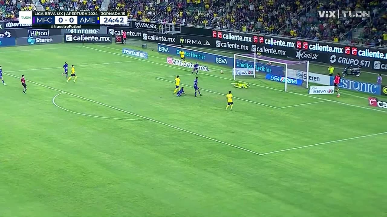 ¡Gol de las Águilas! Henry marca el primero