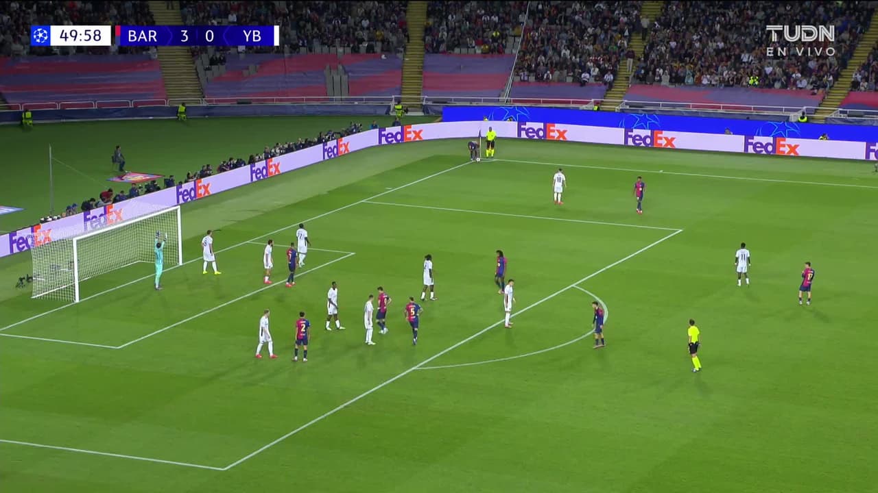 ¡GOL!  anota para FC Barcelona. Robert Lewandowski