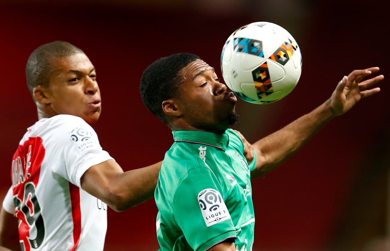 Saint-Etienne no tuvo ideas y se vio dominado por un muy organizado Mónaco, que apenas perdió tres partidos en la temporada.