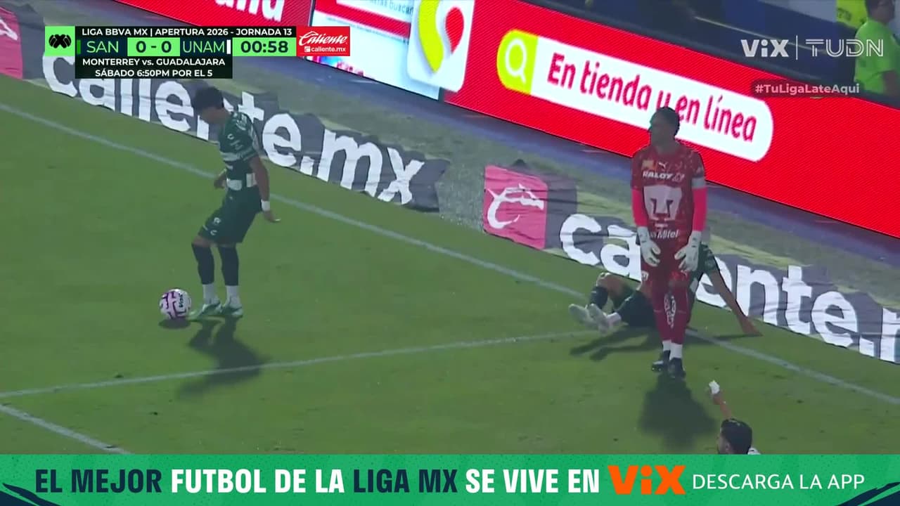 ¡De escándalo! Polémico penal para Santos, Silva se va expulsado y 'Mudo' Aguirre no perdona