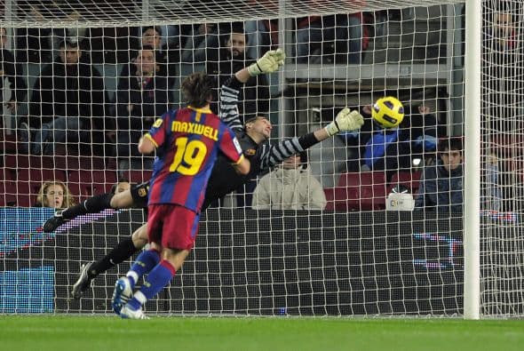 Incluso tuvieron opciones de marcar en la portería de los 'culés', que fueron locales.