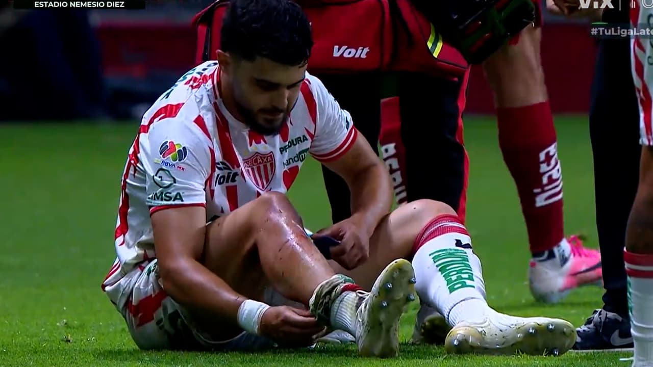 ¡Preocupación en Necaxa! Jugador rojiblanco sale lesionado
