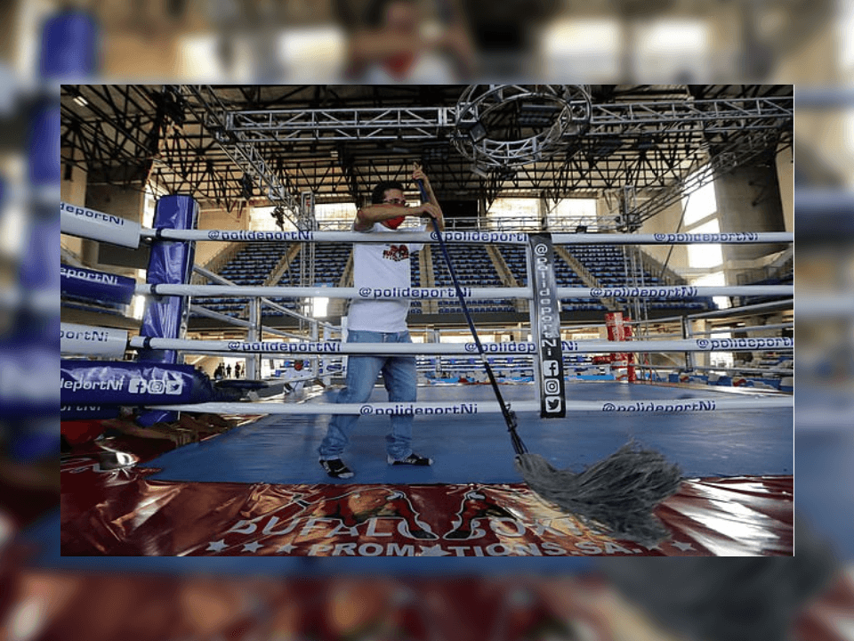 La televisora local anunció que era el único evento deportivo en vivo a nivel mundial.