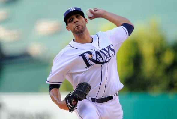 David Price de los Rays de Tampa, fue el abridor del juego.