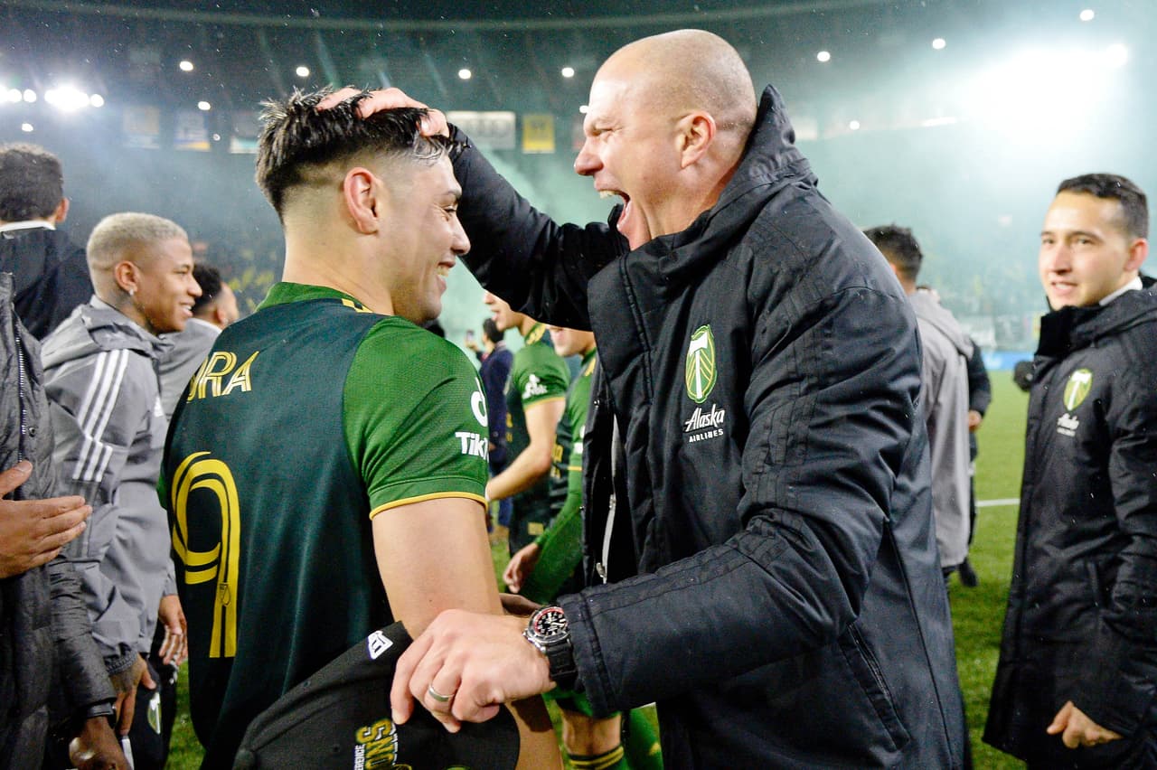 El entrenador Giovanni Savarese fue uno de los más felices en el momento del festejo.
<br>