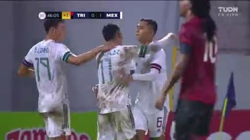 ¡Diagonal matona! Bryan González pone el 0-2 para México