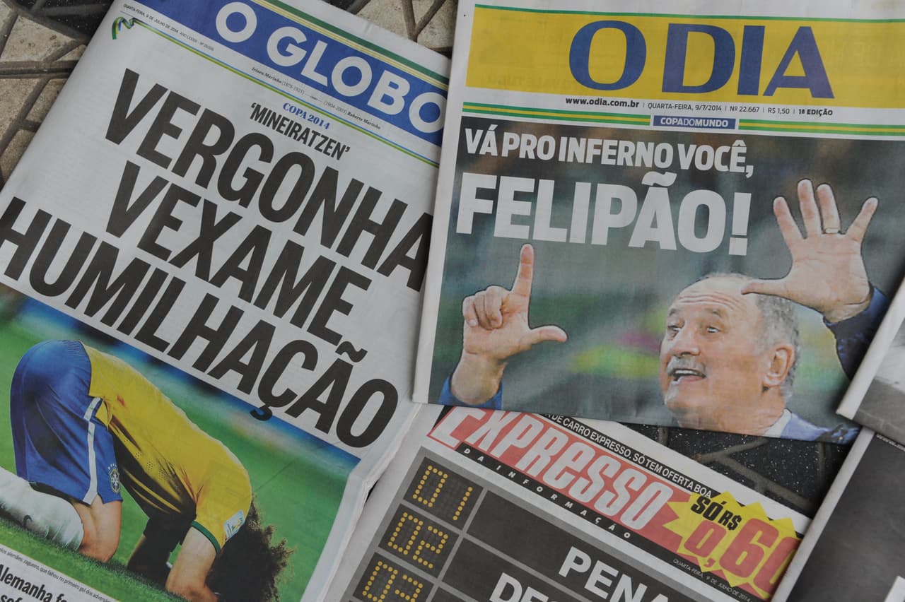 Lo que estaba en la mente de los jugadores se hizo realidad en una pesadilla que perseguirá al fútbol brasileño por toda su historia. Ni siquiera el fantasma del Maracanazo es tan grande como este.